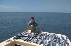 Person fishing in Morehead City