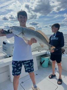 Redfish caught during fishing trip in Morehead City NC
