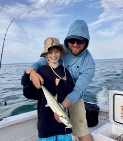 Fishing a Spanish Mackerel in Morehead City