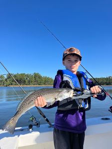 Speckled trout catch fishing in Morehead City NC