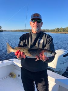 Speckled trout caught while fishing in Morehead City NC waters