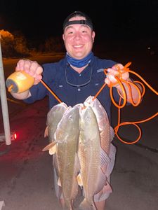 Angler fishing on Arroyo City Boulevard