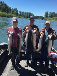 6 rainbow trout caught fishing in WA