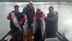 4 anglers fishing in WA