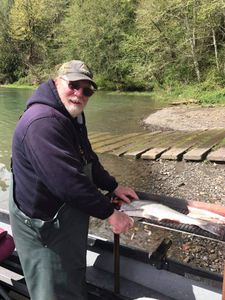 Angler fishing in Washington