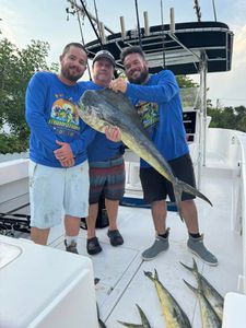 Three Cero Mackerel in a fishing adventure in Florida