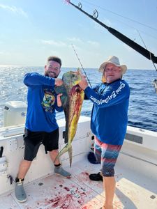 Two people fishing in Florida