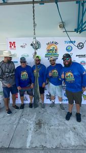 Five people fishing at Key Biscayne