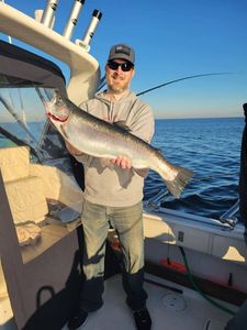 1 angler fishing in MI