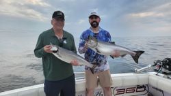 Two Chinook salmon caught in Manistee