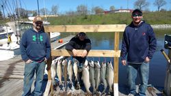2 fish caught in Manistee while fishing