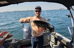 Angler with fishing rod in NY