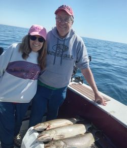 Two people fishing in NY