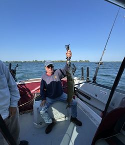 Angler with big fish in Cape Vincent
