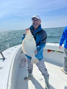Lone angler fishing in Yarmouth