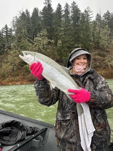 Beautiful steelhead catch! 🎣🐟
