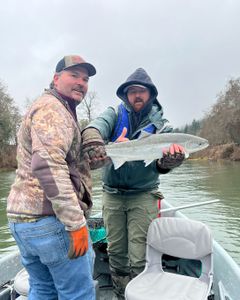 Two anglers fishing in Oregon