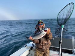 Scenic landscape of fishing in Oregon