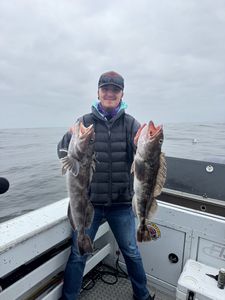 Two lingcod caught on fishing tour in Oregon