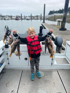 4 fish caught while fishing and touring in Roseburg