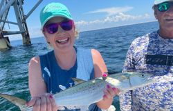 Cero mackerel caught while fishing in Fort Morgan