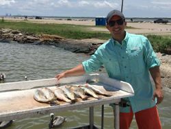 A person fishing in TX
