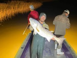 Angler with a 28-inch fish at Grand Isle