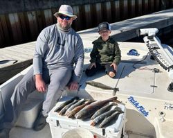 Three people fishing in Florida