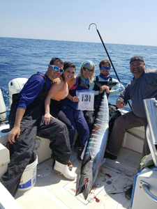 Wahoo fish caught in Panama City during fishing trip