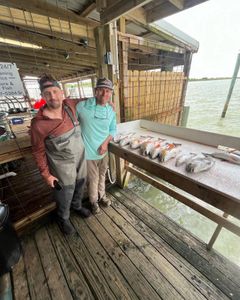 Anglers fishing in Port O'Connor