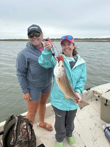 Two anglers fishing in Texas