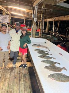 5 big fish caught by 3 people while fishing in Port O'Connor