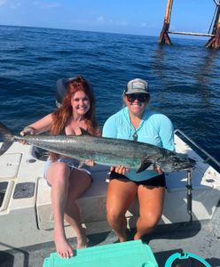 Fishing for a giant king mackerel in TX