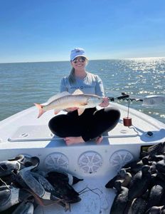 Redfish caught in Port O'Connor