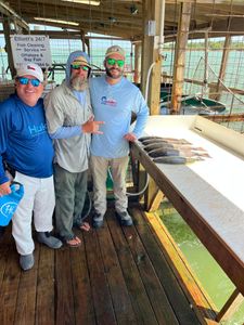 Three anglers fishing in Texas
