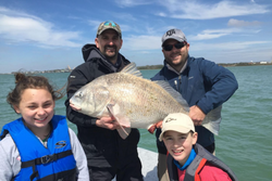 Black Drum in Aransas Pass, TX