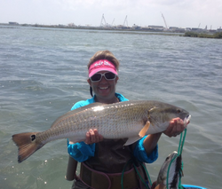 Redfish caught while fishing in Texas