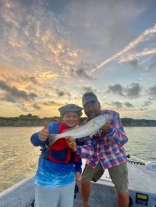 Two anglers fishing at Ingleside