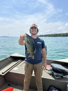 Lone angler fishing in MI
