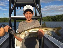 Snook fish caught while fishing in Florida