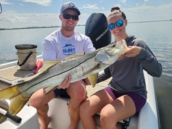 Snook fish caught while fishing in Florida