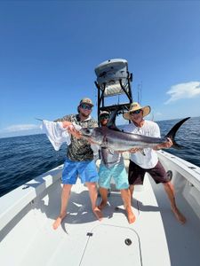 Three people fishing in Florida