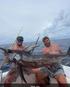 A couple fishing at Pensacola Beach