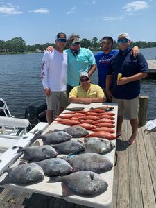 Six anglers fishing in FL