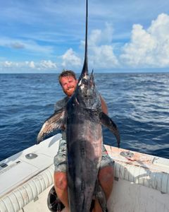Swordfish caught while fishing in FL