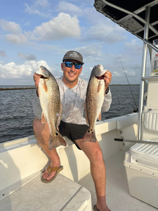 Two redfish caught in St Bernard
