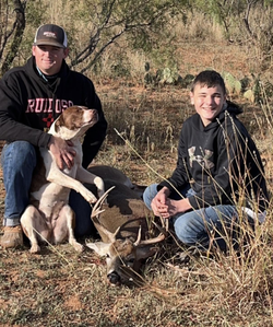 Two people hunting in TX
