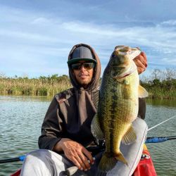 Bass fishing in Venice, Louisiana