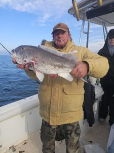 Two people fishing in Norfolk