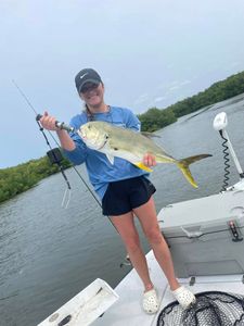 Crevalle Jack, a 26-inch fish, caught while fishing in FL